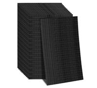 sourcing map 7200 PCS Glass Mirrors Disco Ball Tiles Self-Adhesive Black Mirror Mosaic Tiles 5 x 5mm for Disco Ball, DIY Craft, KTV Decoration 12 Sheet