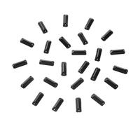 sourcing map 720Pcs Sew on Rectangle Rhinestones, 19x7mm Flat Back Rectangle Beads Sewing Plastic Gems 2 Holes for Garments Dress Crafts Jewelry Decoration (Black)