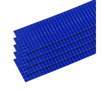 sourcing map 7320 Pcs 5 x 5mm Disco Ball Tiles, Mirror Blue Self-Adhesive Glass Mirror Mosaic Tiles for DIY Craft Decoration, Mini Tiles Stickers