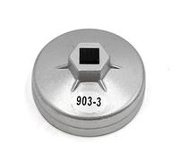 sourcing map 74mm Inner Dia 15 Flute Oil Filter Cap Wrench Socket Removal Tool for Car