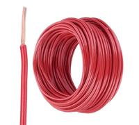 sourcing map 75 Feet Electrical Wire Insulated Stranded Copper 12 AWG Hook Up Wire Cable THHN Wire Doorbell Wiring, Industrial, Trailer Wiring, Electrical Rated for 600 Volts,UL listed,Red