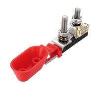 sourcing map 75A Terminal Block Fuse, 58V DC Marin Battery Fuse and Terminal Block for the Circuit Protection of Automobiles RVs Cranes Ships Charging 23.5x20x12mm