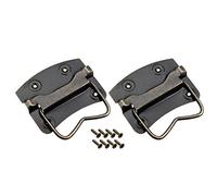sourcing map 76mmx60mm Iron Spray-Paint Drawer Box Chest Ring Pull Handle Bronze Tone, 2 Pcs