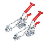sourcing map 771lbs Adjustable Latch Galvanized Iron U Bolt Self-Lock Toggle Clamp, 2 Pcs