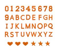 sourcing map 78 Pcs Iron on Letters and Numbers, 2 Inch A-Z Letter Patches and 0-9 Number Patches for Clothing Orange Iron on Numbers Small Embroidered Patches for Jacket Clothes Hat Sock DIY