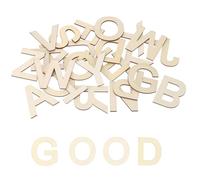 sourcing map 78 Pcs Wooden Letters 2.36"/6CM Wooden Letter for Crafts Unfinished Block Letters for Home Decorations DIY Wall Decor Spelling Learning