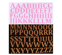 sourcing map 79 Pcs Glow in The Dark Letter Decals Decor, Pink Luminous Adhesive Wall Stickers, 3D Glowing Stickers for Ceiling Bedroom Bedding Room Decoration