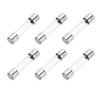 sourcing map 7A 250V 6x30mm Time Delay Glass Fuse UL Listed Slow Blow Fuse for Home Appliances 6 Pcs