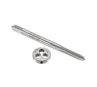 sourcing map 8-32 UNC Tap and Die Set, HSS Machine Thread Tap with Round Threading Die, Right Hand