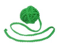 sourcing map 8.5 Yards Pom Pom Trim Ribbon, 0.5" Wide Fruit Green Pom Pom Ball Fringe Trim Sewing Fringe Fabric Trim Ribbon for DIY Crafts Curtain Clothes Pillow Home Decoration