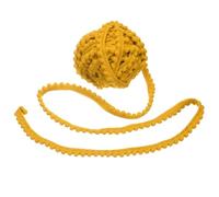 sourcing map 8.5 Yards Pom Pom Trim Ribbon, 0.5" Wide Yellow Pom Pom Ball Fringe Trim Sewing Fringe Fabric Trim Ribbon for DIY Crafts Curtain Clothes Pillow Home Decoration