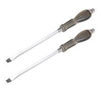 sourcing map 8.5mm Slotted Impact Screwdriver, 8-Inch Keystone Demolition Driver Magnetic, 2 Pack