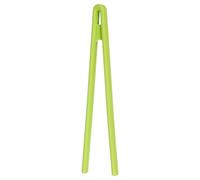 sourcing map 8.7" Silicone Toast Tongs, Kitchen Tong Heat Resistant Kitchen Utensil for Cooking Toaster Salad Food BBQ Pan Bacon Fried Steak, Green