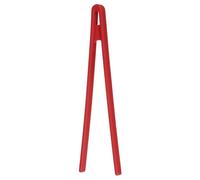 sourcing map 8.7" Silicone Toast Tongs, Kitchen Tong Heat Resistant Kitchen Utensil for Cooking Toaster Salad Food BBQ Pan Bacon Fried Steak, Red