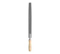 sourcing map 8" Half Round Medium Cut File Double Cut Teeth Bastard Metal File High Carbon Steel T12 with Wood Handle for Metal Wood Tool Sharpener, Gray