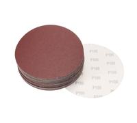 sourcing map 8" Hook and Loop Sanding Discs 100 Grit Aluminum Oxide Sandpaper for Random Orbit Sander Wood Metal Dry Polishing 45pcs