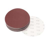 sourcing map 8" Hook and Loop Sanding Discs 120 Grit Aluminum Oxide Sandpaper for Random Orbit Sander Wood Metal Dry Polishing 45pcs