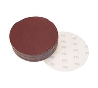 sourcing map 8" Hook and Loop Sanding Discs 80 Grit Aluminum Oxide Sandpaper for Random Orbit Sander Wood Metal Dry Polishing 45pcs