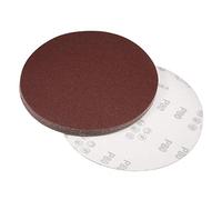 sourcing map 8" Hook and Loop Sanding Discs 80 Grit Aluminum Oxide Sandpaper for Random Orbit Sander Wood Metal Dry Polishing 10pcs