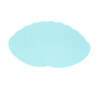 sourcing map 8 Inch Oval Card Stock, 30 Pcs Colored Cutouts Paper Thick Cardstock Coaster for DIY Craft Projects Classroom Bulletin Board Decor, Light Blue