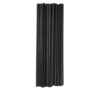 sourcing map 8 Inch Plastic Welding Rods, Double Strand Round Sticks ABS Welding Rods for Plastic Welder Kayak Car Bumper Repair Pack of 40 2.5x5x200mm, Black