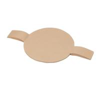 sourcing map 8 Inch Round Parchment Paper, Non Stick Circle Baking Sheets Paper Precut Liners with Lift Tabs for Air Fryer Cake Baking Cake Pan (Wood Color, Pack of 100)