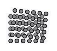 sourcing map 8 mm 3D Scanner Marker Dots Positioning Point, 60 Pcs High Reflection 3D Scanning Tracking Dots Positioning-Point Markers for Enhanced Laser 3D-Scan Precision Position