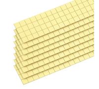 sourcing map 8 Pack 10 x 10mm Disco Ball Tiles, Gold Self-Adhesive Glass Mirror Mosaic Tiles for DIY Craft Decoration, Mini Tiles Stickers