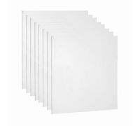 sourcing map 8 Pcs 1/64" Hot Rolled Steel Sheets, 4" x 4" Steel Plate Base Metal Sheet for Structural Support Construction Boards Industrial Use Machinery Manufacturing, Silver