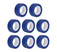 sourcing map 8 Pcs 1 Inch Wide 14 Yards Dark Blue Masking Tape Painters Tape Rolls for Home Office Commercial Contractor Clean Drip-Free Painting Wide Crepe Paper
