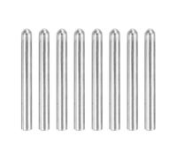 sourcing map 8 pcs 304 Stainless Steel Dowel Pins, 4x30 mm Round Head Flat Chamfered End Metal Dowel Pin Shelf Support Pegs Rod Fasten Elements for Furniture DIY Project