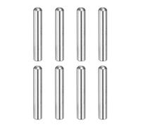 sourcing map 8 pcs 304 Stainless Steel Dowel Pins, 5x30 mm Round Head Flat Chamfered End Metal Dowel Pin Shelf Support Pegs Rod Fasten Elements for Furniture DIY Project