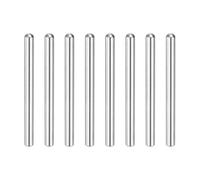 sourcing map 8 pcs 304 Stainless Steel Dowel Pins, 5x60 mm Round Head Flat Chamfered End Metal Dowel Pin Shelf Support Pegs Rod Fasten Elements for Furniture DIY Project