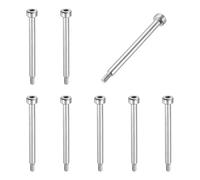 sourcing map 8 Pcs 304 Stainless Steel Shoulder Bolt 4mm Shoulder Dia 40mm Shoulder Length M3x0.5 Thread Hex Socket Shoulder Bolts for Hydraulic Injection Molding Machinery Industries