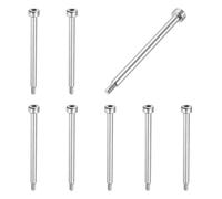 sourcing map 8 Pcs 304 Stainless Steel Shoulder Bolt 4mm Shoulder Dia 50mm Shoulder Length M3x0.5 Thread Hex Socket Shoulder Bolts for Hydraulic Injection Molding Machinery Industries