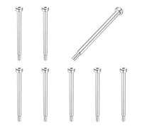 sourcing map 8 Pcs 304 Stainless Steel Shoulder Bolt 6mm Shoulder Dia 65mm Shoulder Length M5x0.8 Thread Hex Socket Shoulder Bolts for Hydraulic Injection Molding Machinery Industries