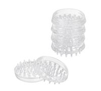 sourcing map 8 Pcs Carpet Protectors Spiked Caster Cups 1.89" Round Spiked Furniture Cup Furniture Carpet Protectors for Furniture Legs Table Chair Sofa