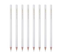 sourcing map 8 PCS Colored Pencils Set, Wooden Oil Based Colored Drawing Pencils for Artists Art Supplies for Teens Adults, White