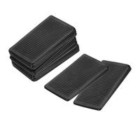 sourcing map 8 Pcs Furniture Levelers, Flexible Plastic Black Table Shims, Multi-Purpose Level Wedge Firm and Non-Slip for Uneven Table, Dresser Legs, and Door DIY Furniture, 5mm Height