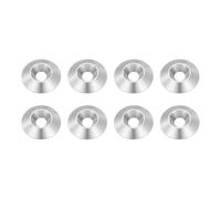 sourcing map 8 Pcs M4 Cone Cup Countersunk Washer, 3x16mm 304 Stainless Steel Counterbore Head Washers Gaskets Shim for Mechanical Accessories Parts, Silver
