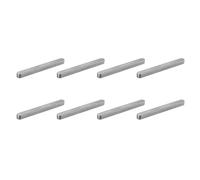 sourcing map 8 Pcs Round Ended Feather Key, 100x10x8mm Drive Shaft Parallel Keys