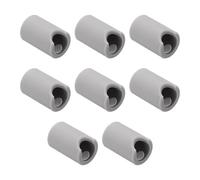 sourcing map 8 Pcs Round Silicone Cabinet Handle Corner Guards, Door Handle Safety Soft Edge Protector, Anti Collision Corner Drawer Bumpers for Table, Wardrobe, Furniture Handles, Gray
