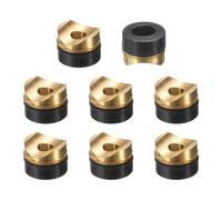 sourcing map 8 Pcs Seal Tip Gaskets, Airless Paint Sprayer Replace Gaskets Seal Tip Gaskets, Brass (Upgrade)