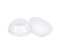 sourcing map 8 Pcs Silicone Plugs, Rubber Round Snap in Locking Hole Plugs for 18-19mm Hole, Hole Stoppers Waterproof Hole Plug for Metal Tube, Furniture End Caps Inserts, Clear