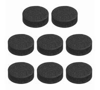 sourcing map 8 Pcs Single Sided Speaker Isolation Feet Pads, 15mmx5mm Non Slip Foam Shock Absorption Base Pad Amplifier Stand Feet Mat for Speaker HiFi Home Theater Sound System, Black