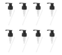 sourcing map 8 Pcs Soap Dispenser Pump Heads Soap Dispensers Top Pumps Replacement Switch Pumphead for Standard 28/410 Neck Size Lotion Shampoo Bottle, Black