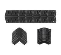 sourcing map 8 Pcs Speaker Cabinet Corners Protector 45x45x70mm Plastic Stackable Guard Wrap Angle Case Edge Box Protection for Stage DJ Audio Sound Case