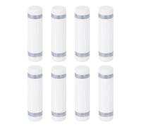 sourcing map 8 Pcs Standoff Screws, 1/2" x 1.6" Stainless Steel Double Head Advertising Screws Wall Standoff Mounts Hardware for Acrylic Glass Sign Holder Wine Glass Rack, White