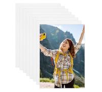 sourcing map 8 PCS Sublimation Metal Photo Blanks 8"x12", 0.45mm(0.018") Aluminum Photo Sign Blanks Poster Frame for DIY Printing, Wall Decor, Bedroom Living Room