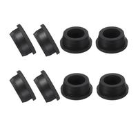 sourcing map 8 Pcs T Shaped Silicone Plug, Dia 31 mm/1.22 Inch Elastic Waterproof Silicone Plug Reusable Bottle Stopper Sealing Round Hole Plug for Pipes Equipment, Black